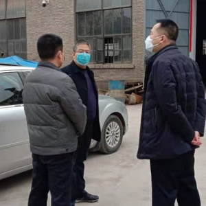 公司黨委書記董事長總經理張新子帶隊檢查疫情防控工作