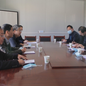 市領導蔣曉強調研公司新廠區建設項目