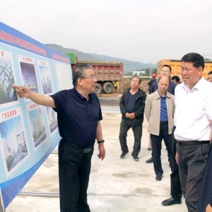 市長王軍來公司新廠區建設現場調研